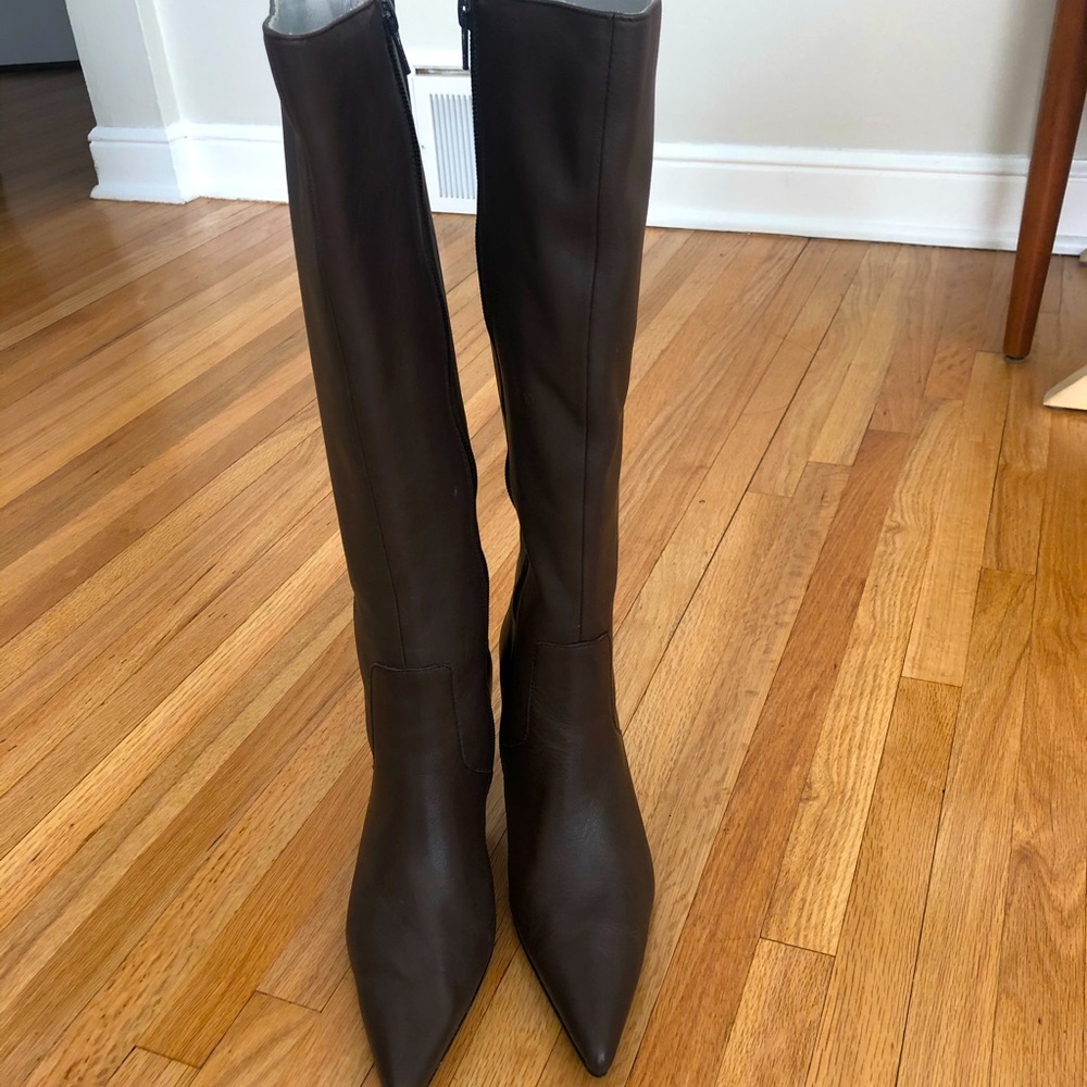 BP Brown Leather Knee High Boots